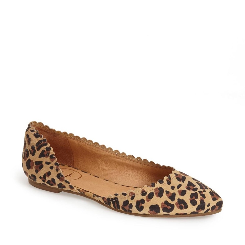 Leopard print Chantel Suede Jack Roger flats!